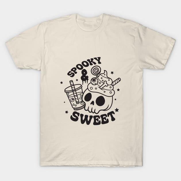 Spooky & Sweet T-Shirt by Nessanya